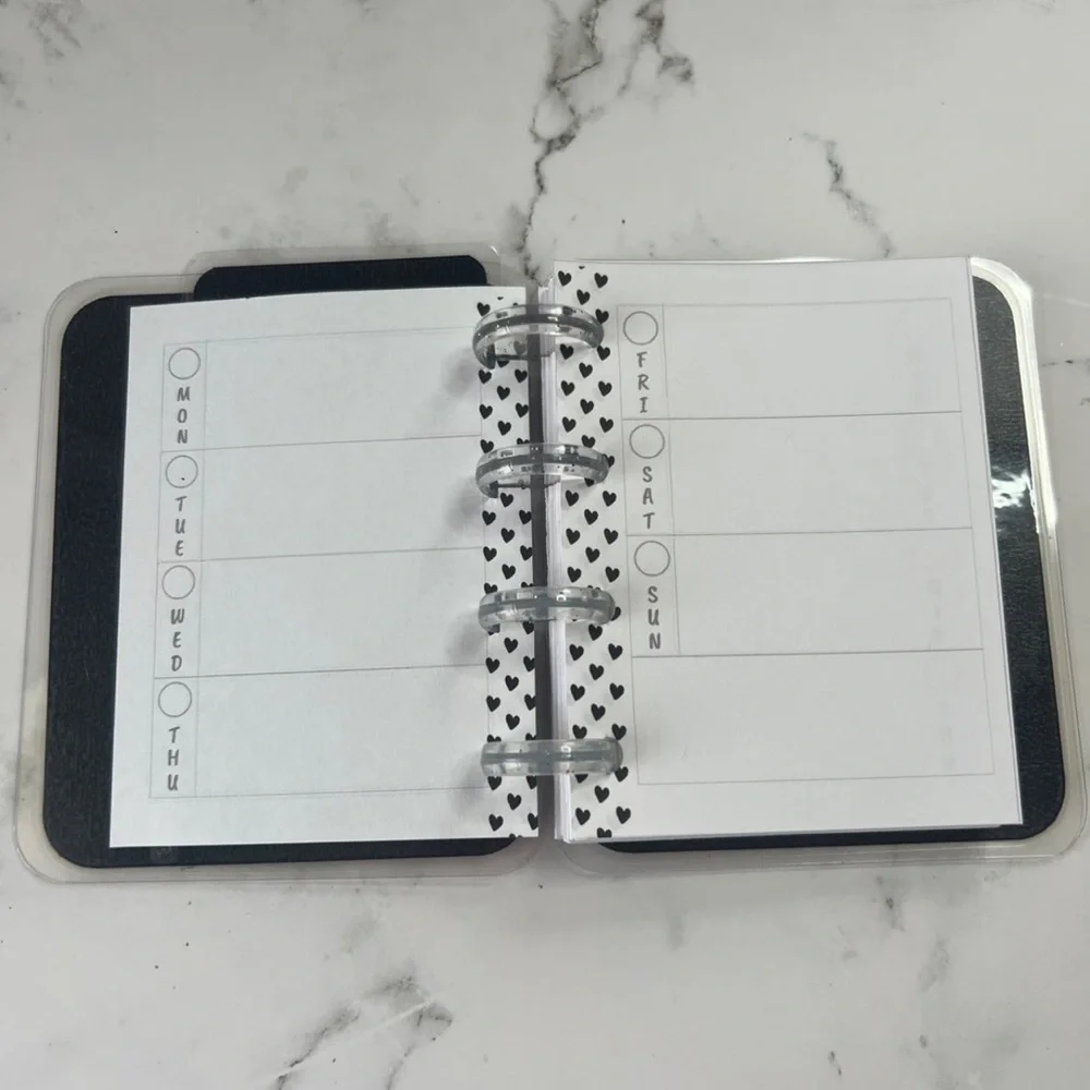 Happy planner Micro notes size undated weekly layout fierce leopard cheetah